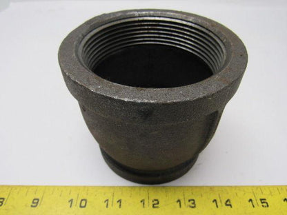 3" x 2-1/2" Threaded Reducing Coupling Low-Pressure Black Iron Pipe Fitting USA