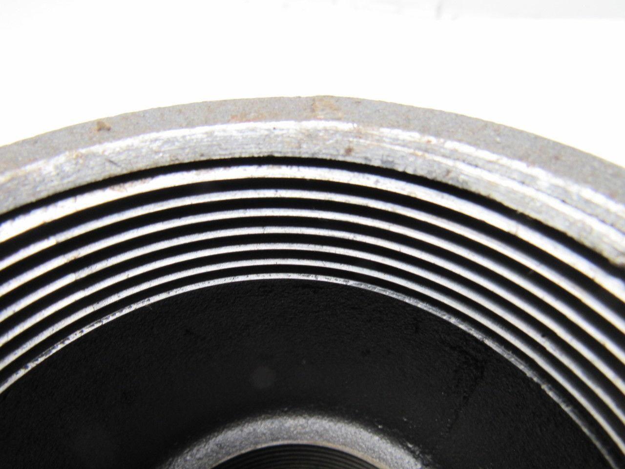 3" x 2-1/2" Threaded Reducing Coupling Low-Pressure Black Iron Pipe Fitting USA