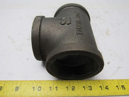 2" Malleable Iron Tee Fitting lot of 23