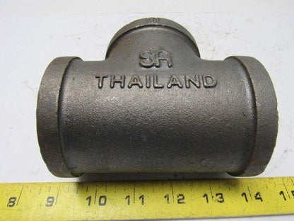 2" Malleable Iron Tee Fitting lot of 23