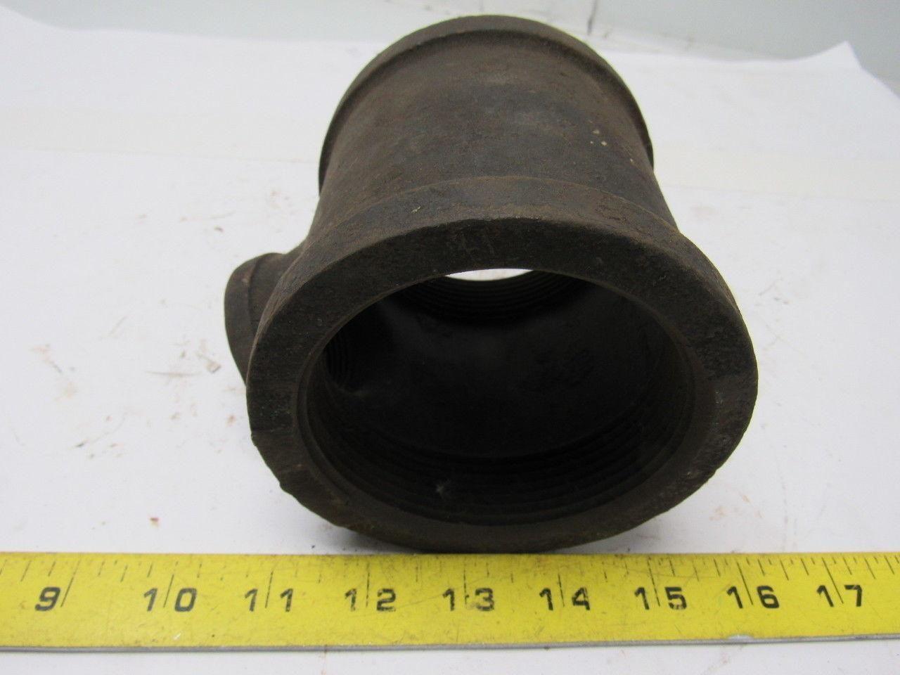 3" x 1-1/4" Malleable Iron Reducing Tee