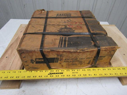 REXNORD 140-2 Cot. 1-3/4" Pitch Roller Chain ANSI 10.2' 70 Pitches NIB!