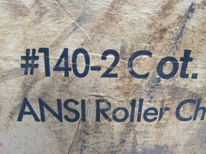 REXNORD 140-2 Cot. 1-3/4" Pitch Roller Chain ANSI 10.2' 70 Pitches NIB!