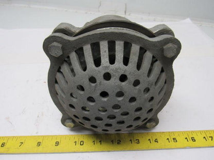 Cast Iron Roof Drain w/ Interior Valve 3" Threaded Base