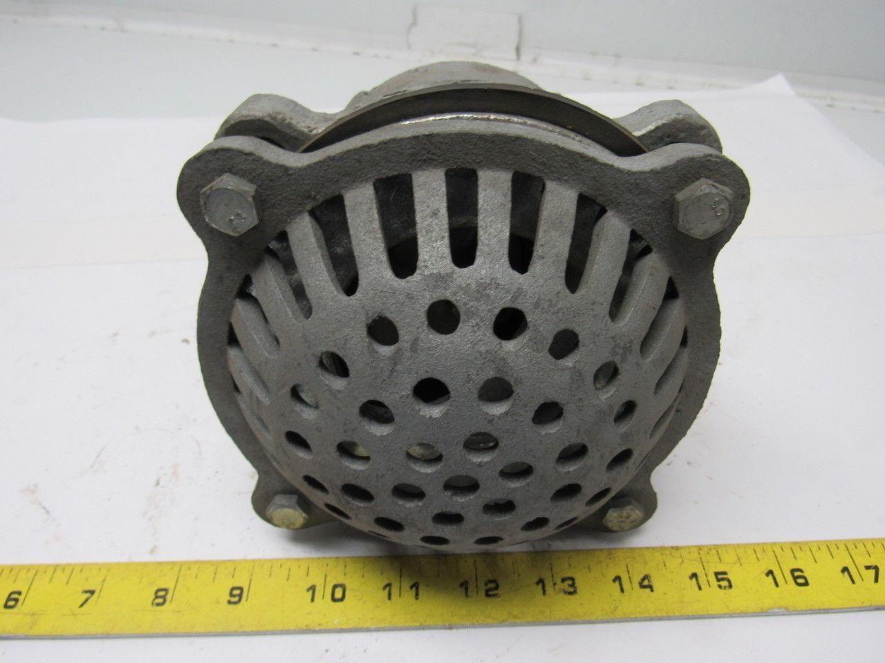 Cast Iron Roof Drain w/ Interior Valve 3" Threaded Base