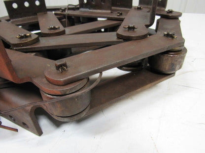 REXNORD 6" Pitch Slat Conveyor Chain Max Cotter Width 2.6"