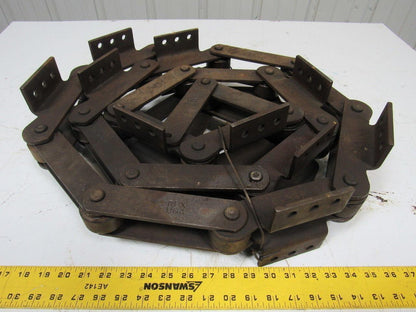 REXNORD 6" Pitch Slat Conveyor Chain Max Cotter Width 2.6"