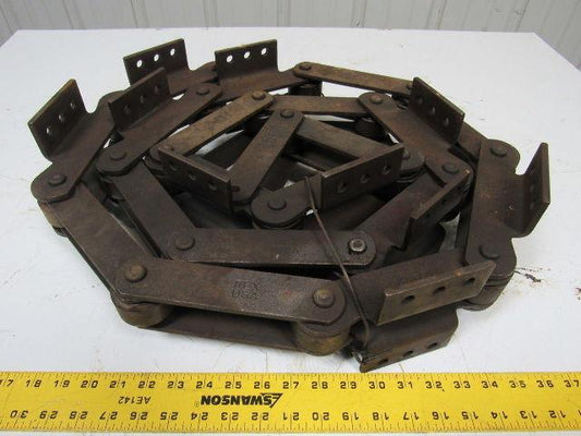 REXNORD 6" Pitch Slat Conveyor Chain Max Cotter Width 2.6"