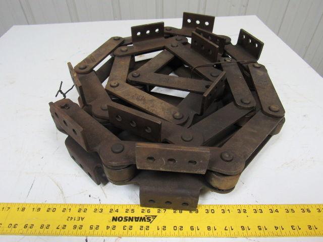 REXNORD 6" Pitch Slat Conveyor Chain Max Cotter Width 2.6"