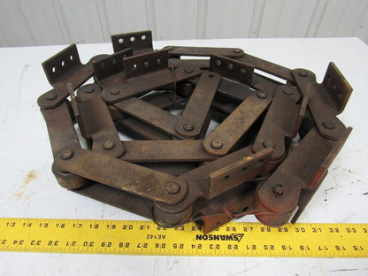 REXNORD 6" Pitch Slat Conveyor Chain Max Cotter Width 2.6"
