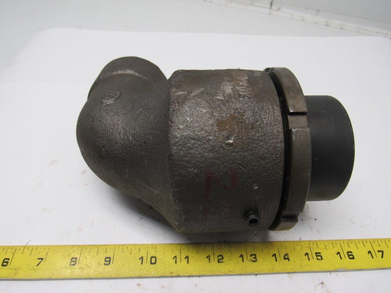 2" Malleable Iron 90 Degree Female Type Union