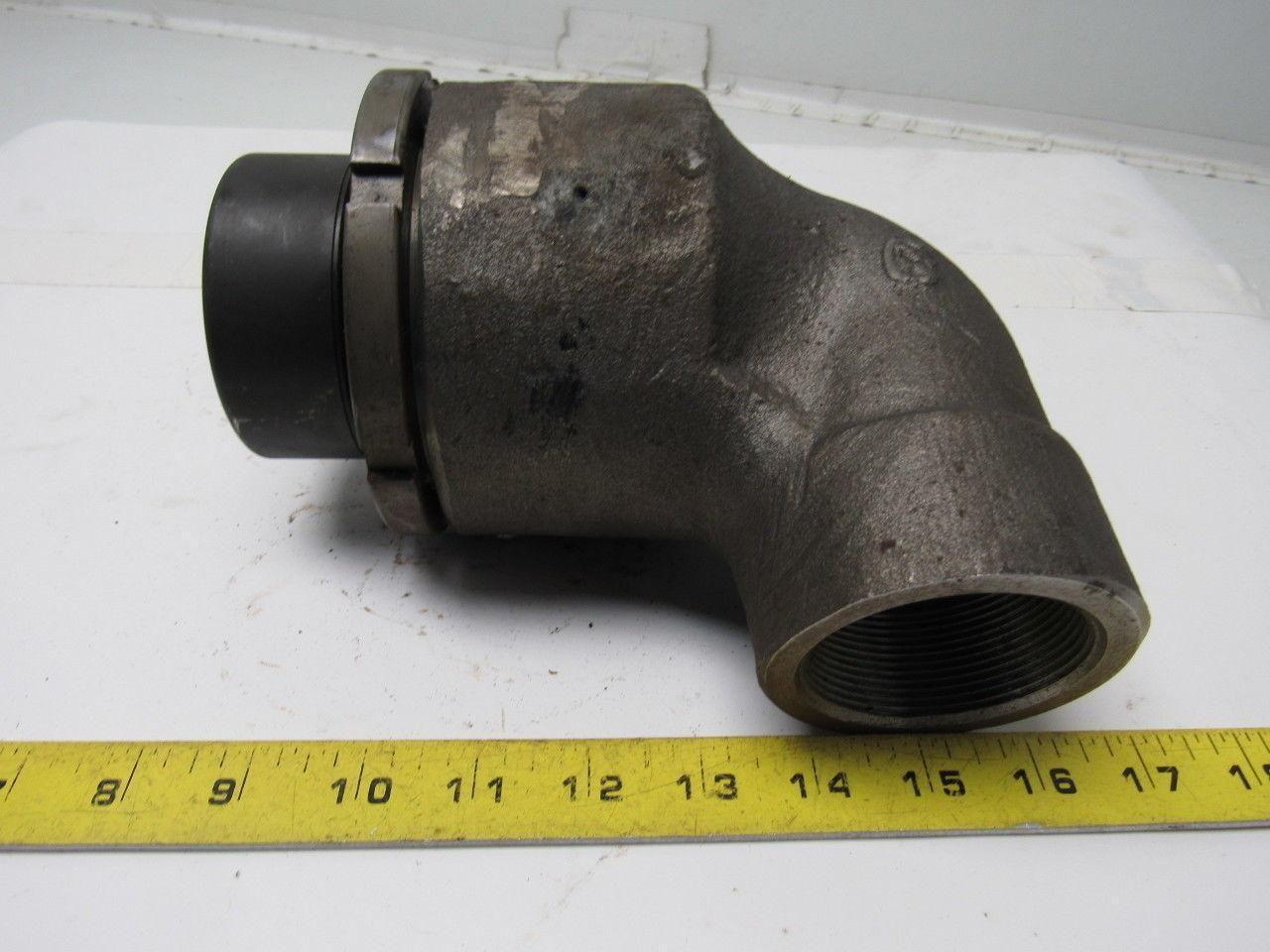 2" Malleable Iron 90 Degree Female Type Union