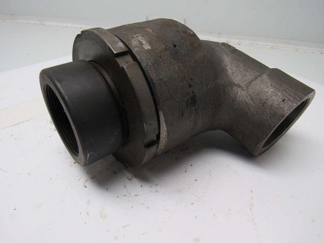 2" Malleable Iron 90 Degree Female Type Union