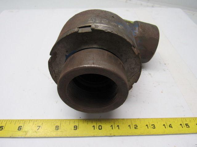 2" Malleable Iron 90 Degree Female Type Union