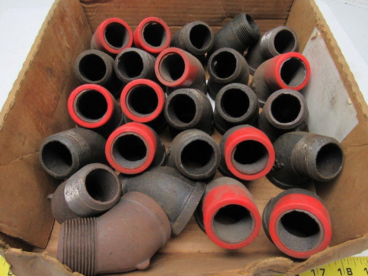 1-1/2" Black Malleable 45 Degree Street Elbow Lot Of 25