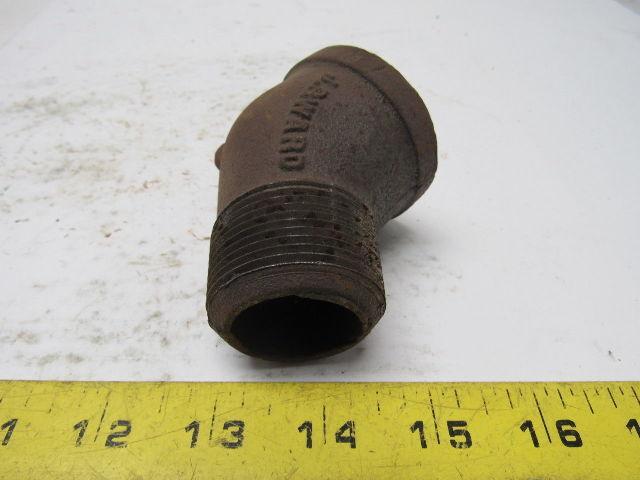 1-1/2" Black Malleable 45 Degree Street Elbow Lot Of 25