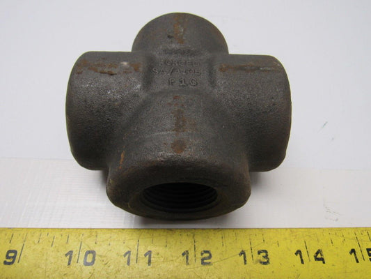 Penn B16 F1G 1" 3M SA/A105 Forged Cross Fitting Wall Thickness .550"