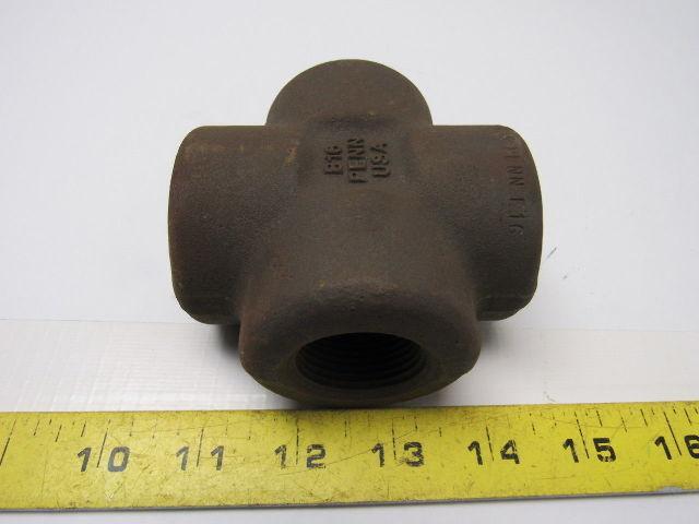 Penn B16 F1G 1" 3M SA/A105 Forged Cross Fitting Wall Thickness .550"