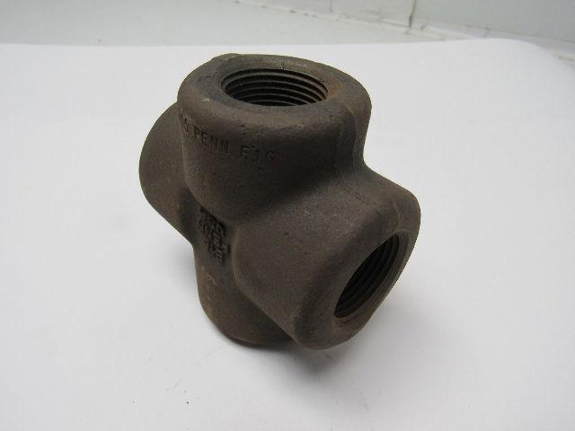 Penn B16 F1G 1" 3M SA/A105 Forged Cross Fitting Wall Thickness .550"