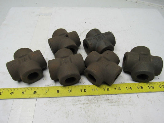 Penn B16 E6J 3/4" 3M SA/A105 Malleable Iron Cross Fitting  .455" Thick Wall