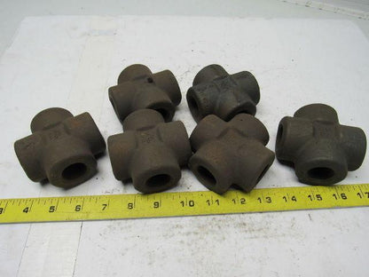 Penn B16 E6J 3/4" 3M SA/A105 Malleable Iron Cross Fitting  .455" Thick Wall