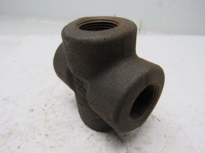 Penn B16 E6J 3/4" 3M SA/A105 Malleable Iron Cross Fitting  .455" Thick Wall