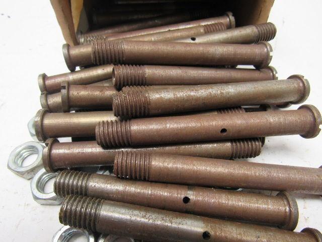 Roller/Bearing Axle Bolt 1/2"Dia. X 4-1/8" W/ Nuts Lot of 29