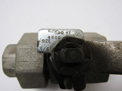 Clayton Mark #890 KT 3/4" Double Union End Ball Valve 4500 WOG
