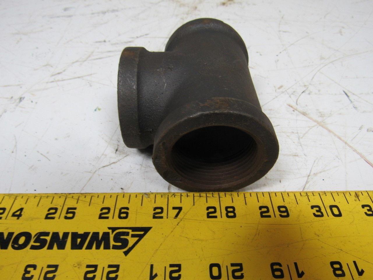 1-1/4" Malleable Iron Tee Fitting Lot of 20