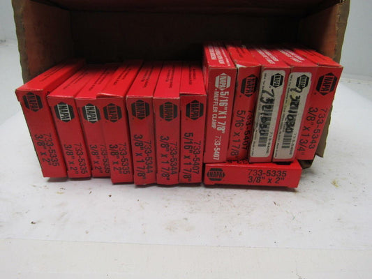 NAPA Lot Of 13 Muffler Clamps As Listed In Description