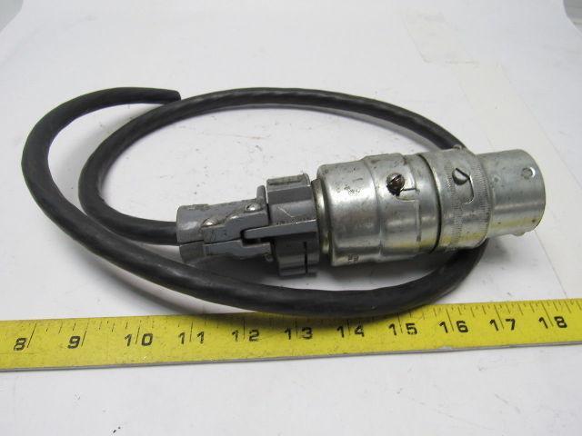 Russellstoll SKP9GC Ever-Lock 9 Pin Plug  20A 250VDC 600 VAC