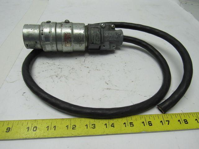 Russellstoll SKP9GC Ever-Lock 9 Pin Plug  20A 250VDC 600 VAC