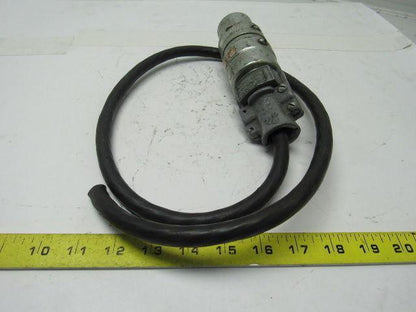 Russellstoll SKP9GC Ever-Lock 9 Pin Plug  20A 250VDC 600 VAC