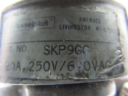 Russellstoll SKP9GC Ever-Lock 9 Pin Plug  20A 250VDC 600 VAC