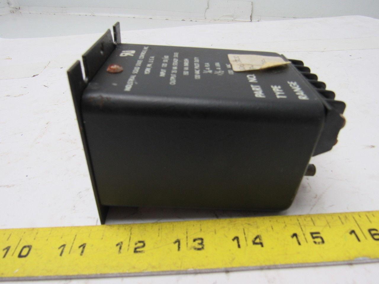 Industrial Solid State Controls 1061-1GG2C Repeat Cycle Timer .06-10 sec