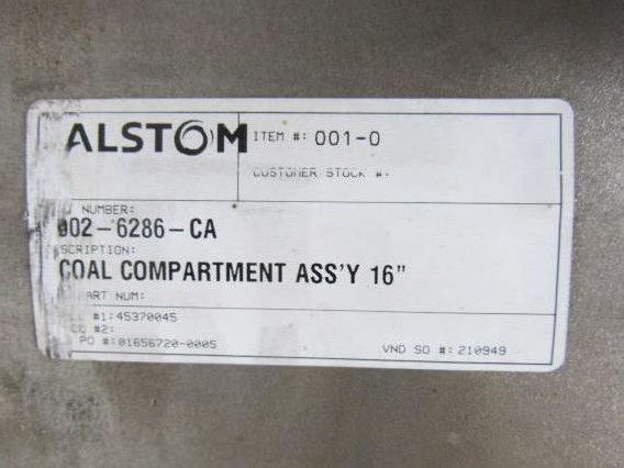 ALSTOM 902-6286-CA Coal Compartment Assembly 16" / New