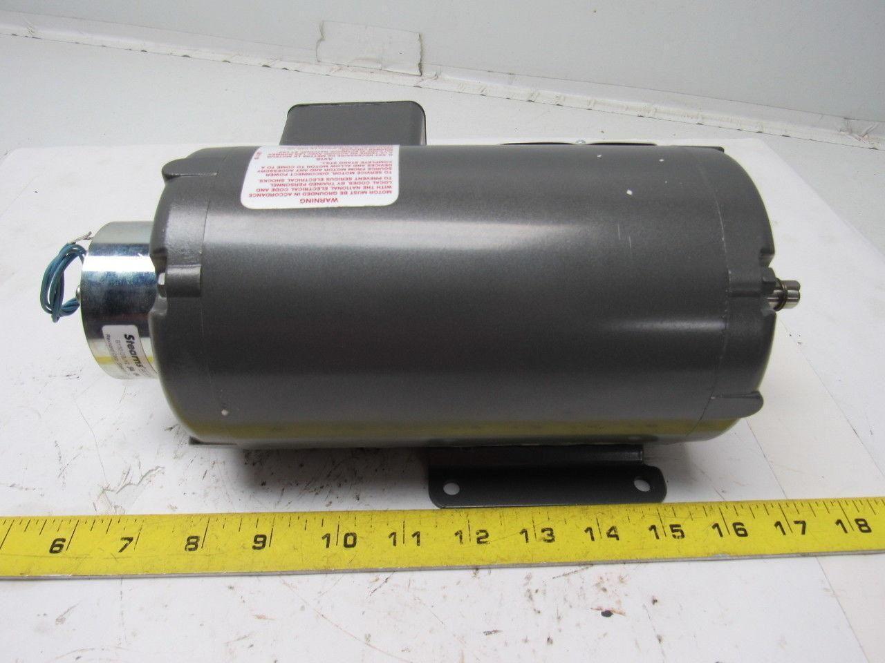 Baldor 33E135-1272G1 Electric Motor .33HP 230/460V W/ Stearns 3214601G0HTD Brake