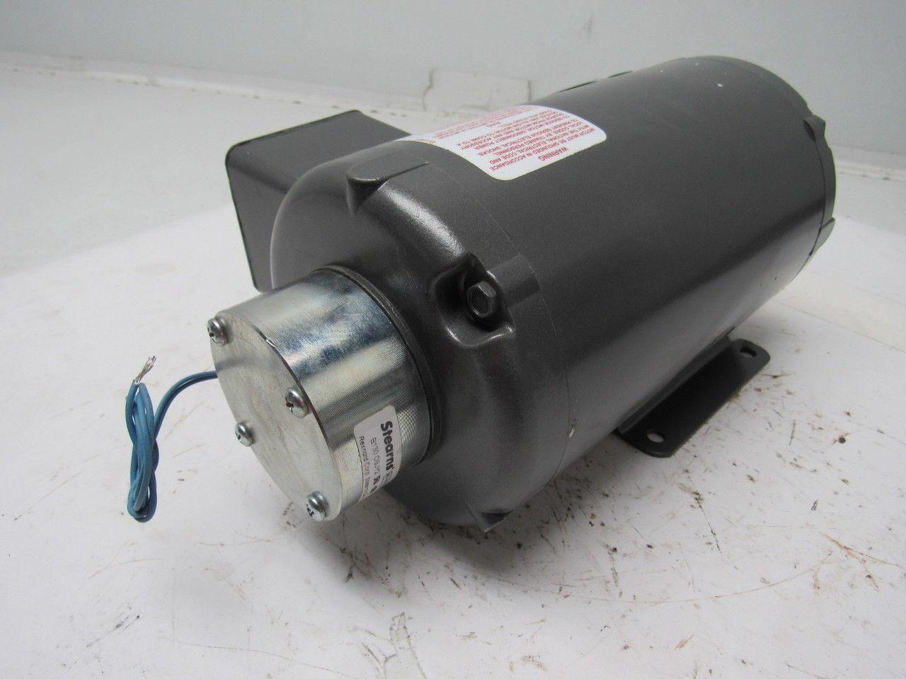 Baldor 33E135-1272G1 Electric Motor .33HP 230/460V W/ Stearns 3214601G0HTD Brake