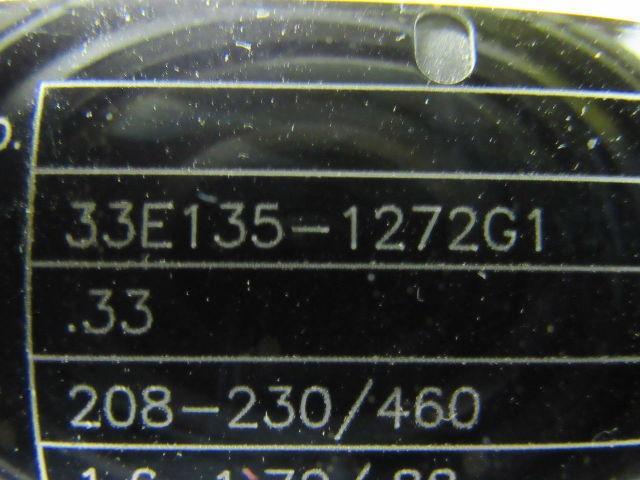 Baldor 33E135-1272G1 Electric Motor .33HP 230/460V W/ Stearns 3214601G0HTD Brake