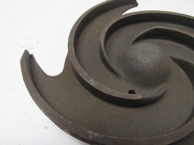 Cast # 8263 Replacement Pump Impeller 9-1/2" OD X 3/4"-14 Threaded Bore 4 Vane