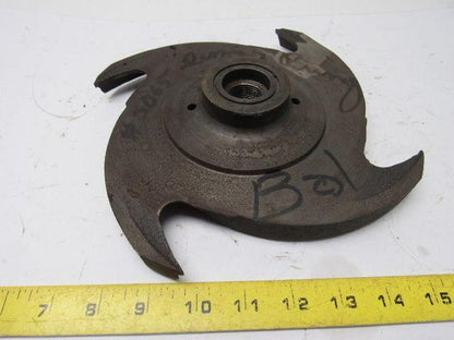 Cast # 8263 Replacement Pump Impeller 9-1/2" OD X 3/4"-14 Threaded Bore 4 Vane