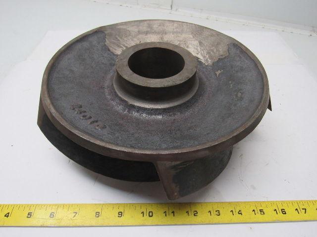 Cast # 2-1/2Ha1A Replacement Pump Impeller 9-3/4" OD X 7/8" Keyed Bore 5 Vane