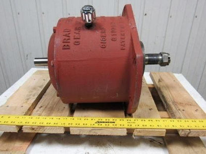 Brad Foote G100HB-101 Gear Box Speed Reducer 35:1 Ratio 1-3/8" OD Infeed Shaft
