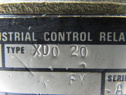 Square D XD0-20 Control Relay Series A Type XD  Lot of 2