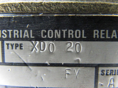 Square D XD0-20 Control Relay Series A Type XD  Lot of 2