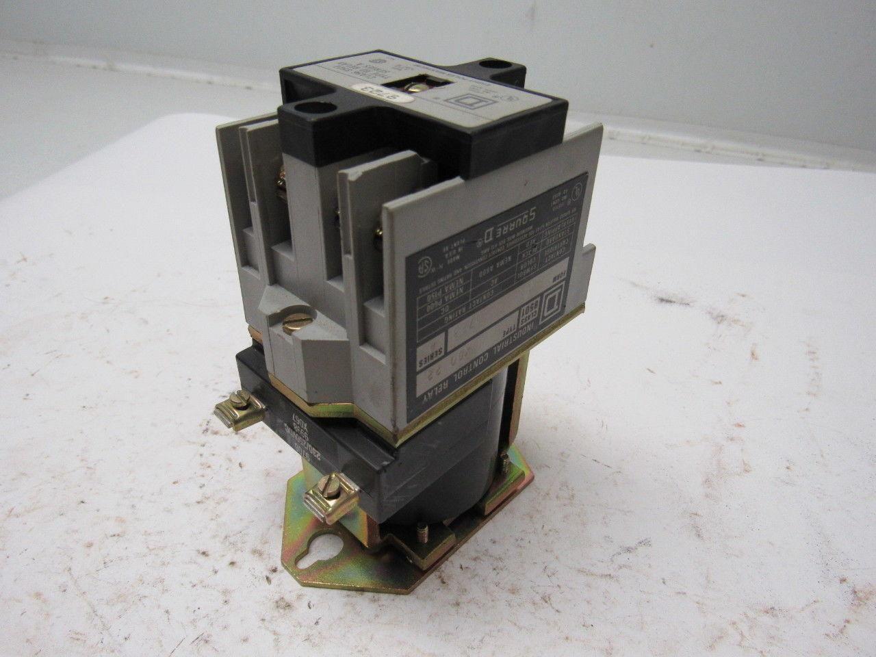 Square D XD0-22 Control Relay Series A Type XD Lot Of 2