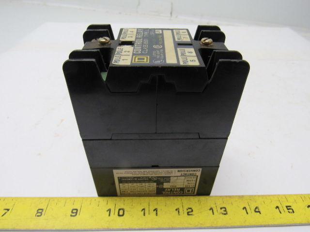Square D L0-20 Control Relay Series A 110V CRL801 Coil