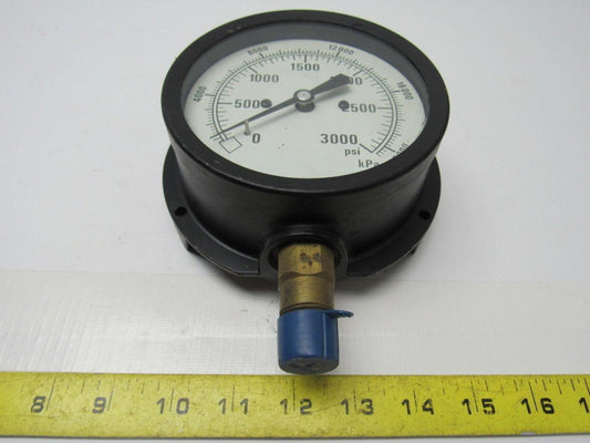 MarshallTown 90748 0-3000 PSI Pressure Gauge 1/2" Npt
