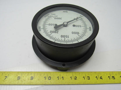 MarshallTown 90748 0-3000 PSI Pressure Gauge 1/2" Npt