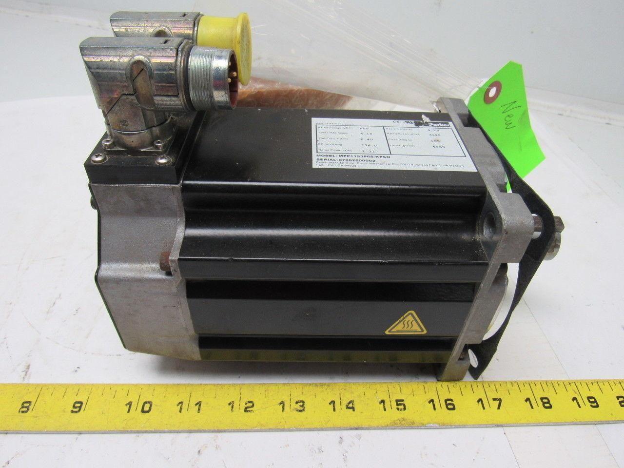 Parker MPP1153P6S-KPSN Electric Rotary Servomotor 460VDC 3140RPM 2.217KW